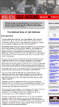 Mobile Screenshot of biblicalselfdefense.com