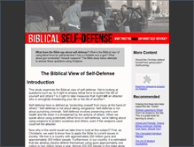 Tablet Screenshot of biblicalselfdefense.com